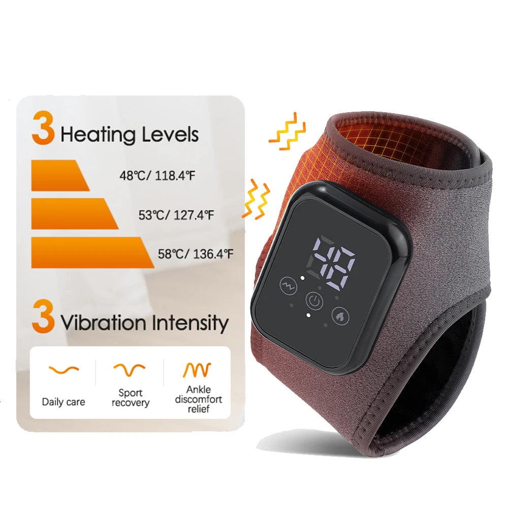 Electric Heating Hand Wrist Massager Wireless Thermal Wrist Brace Wrist Protector 5 Infrared Hot Compress 3 Vibration Wristband