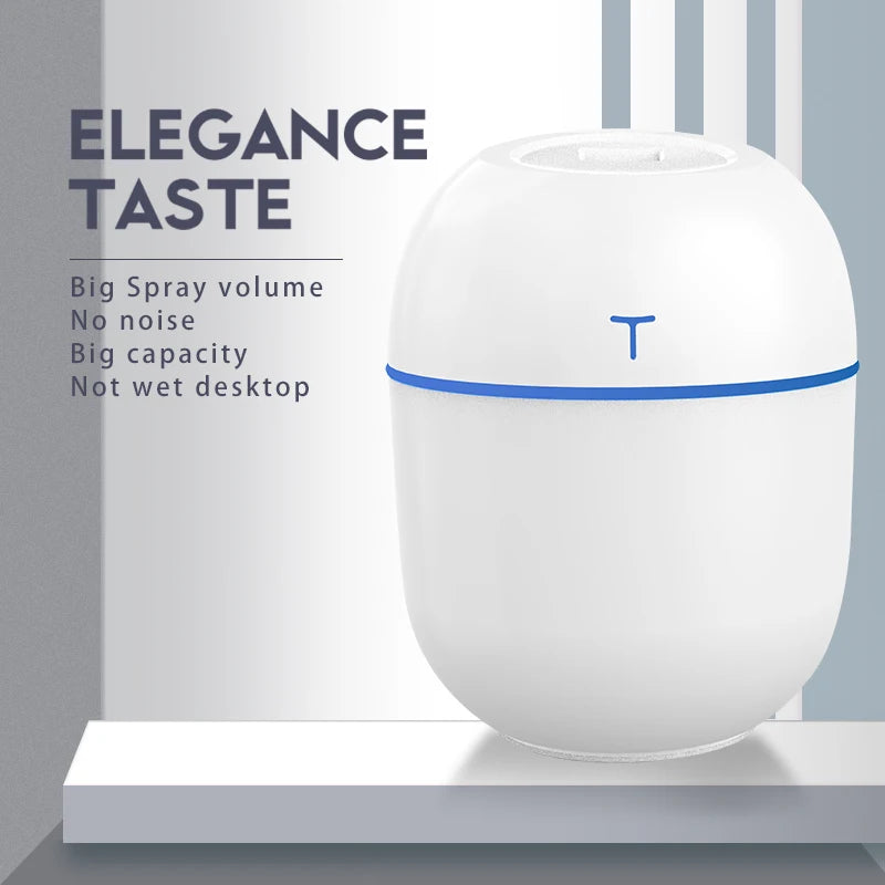 Smart Mini Portable Egg Humidifier 200 ml USB Desktop Indoor Air Atomization Humidifier Household Mute Large Spray Humidifier