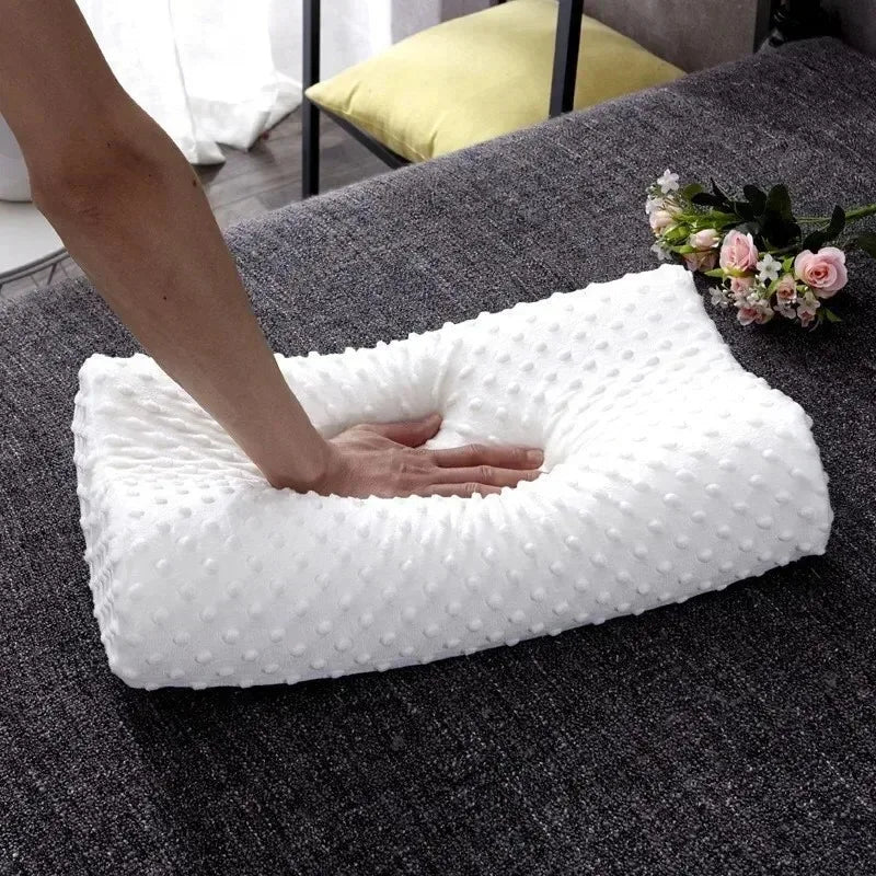 Memory Foam Pillow for Neck Pain Relief - Adjustable Orthopedic Cervical Support Pillow for Side Sleepers, Shoulder & Spine Alig